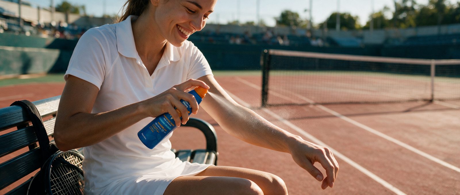 Care & More en la cancha de tenis
