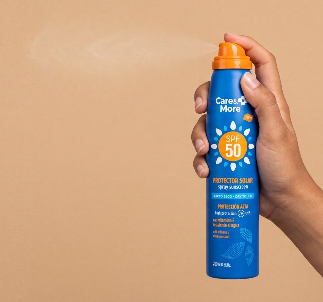 Care & More sunscreen by the water